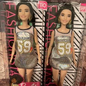 Barbie Fashionista Dolls Los Angeles Set of 2